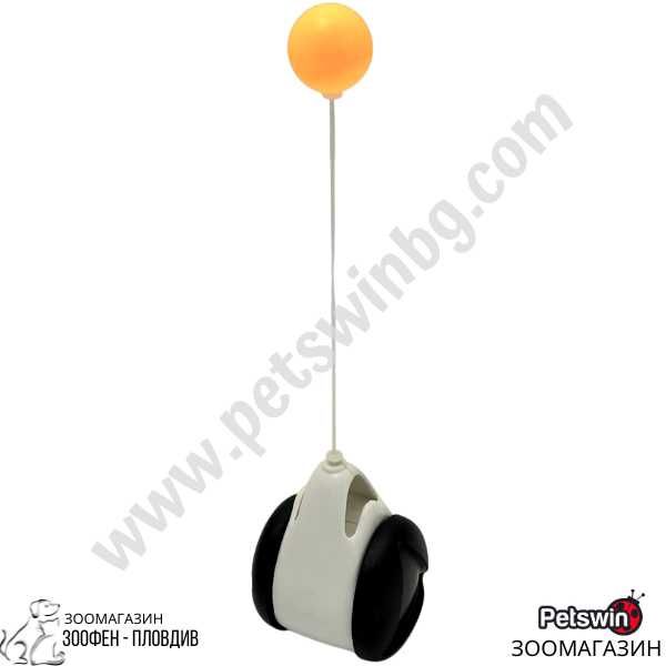 Интерактивна Играчка за Коте - 6.3см/5.7см/8.2см - Черна- Pet-Interest