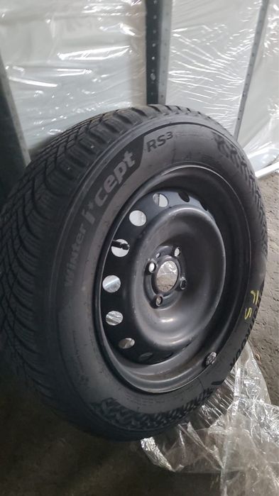 Anvelope Iarna Hankook, 185/65 R15 88T, SET 4 x buc. + jante de tabla