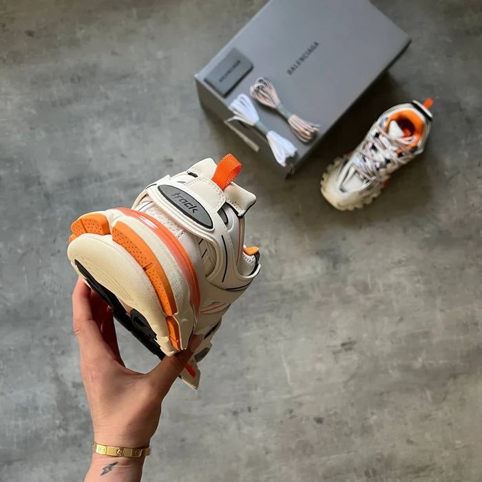 Balenciaga Track – White & Orange