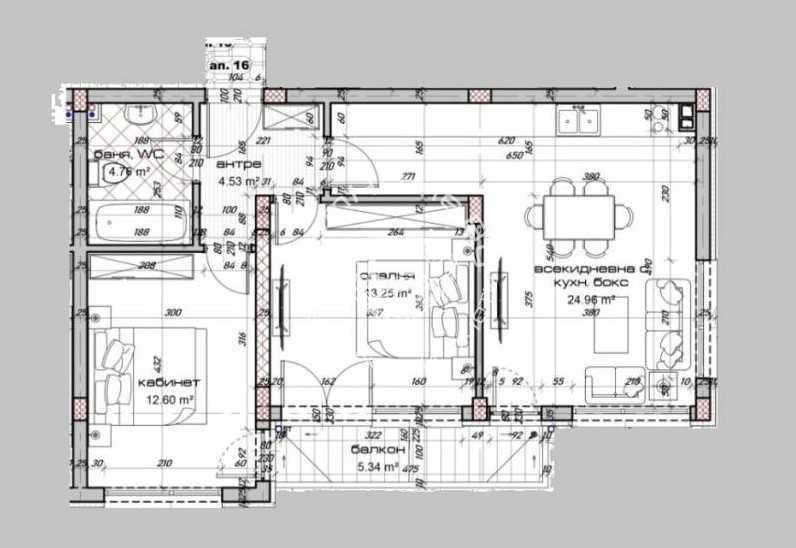 Продава се Тристаен апартамент в Варна, Виница - 94 кв.м за 1202 €/кв.м - Снимка #3