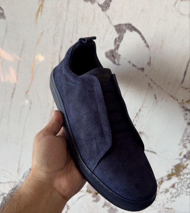 Кроссовка из натуральной кожы