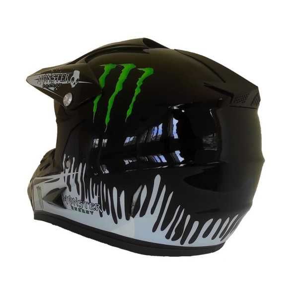 Каска за мотор Kрос/Вело/АТВ два цвята