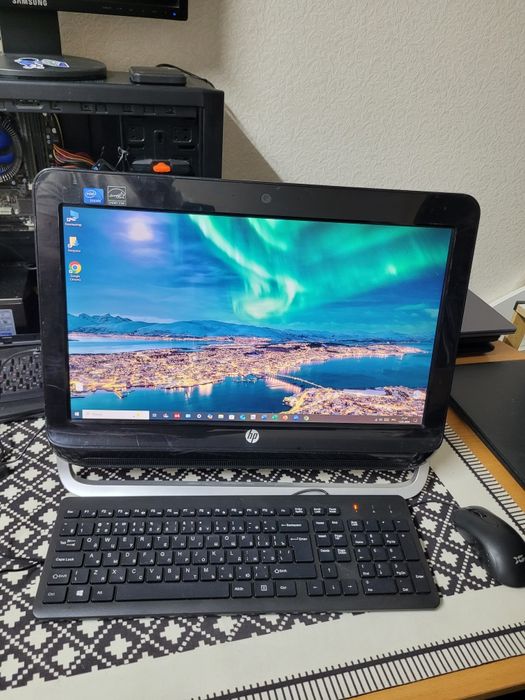 Hp моноблок i3 4/240гб sdd‼️Недорого