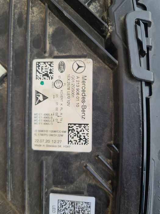 Far stanga mercedes e  2021