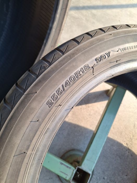2 Anvelope de vară 255 40 r18 Bridgestone