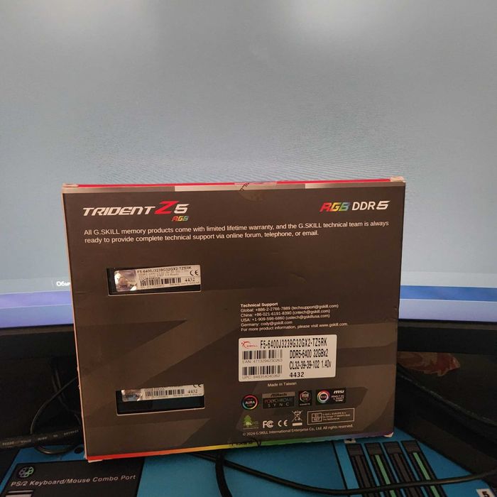 G.SKILL Trident Z5 DDR5 64GB (2×32GB) 6400мгц