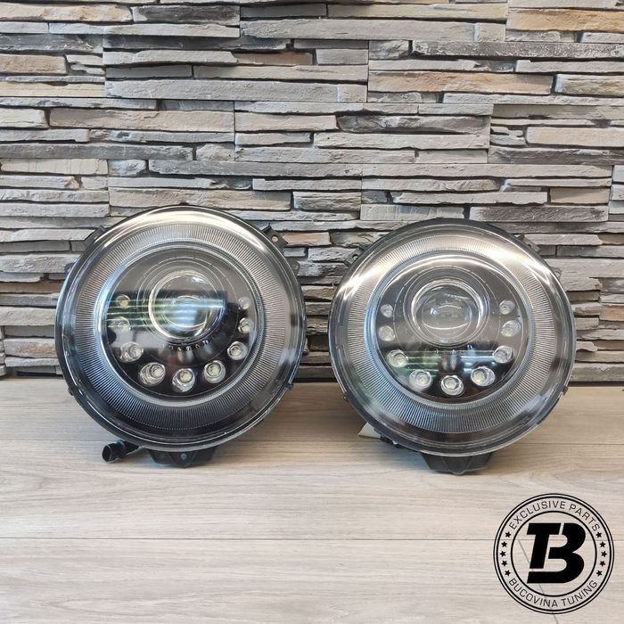 Faruri LED compatibile cu Mercedes W463 G-Class B Design