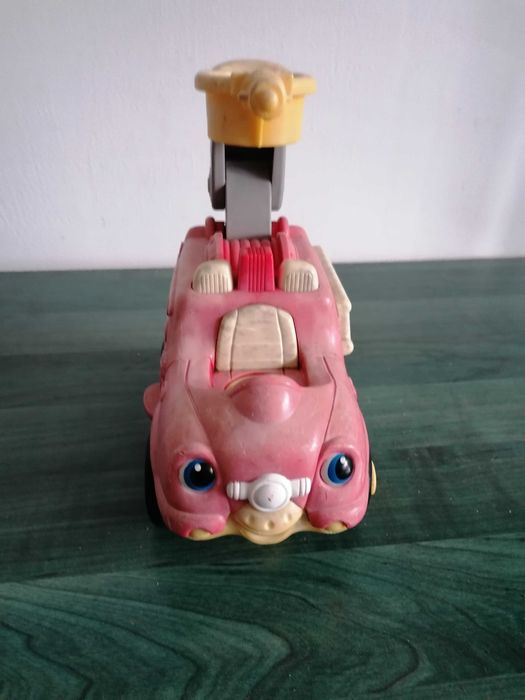 Mașinuta din plastic - macara - pentru copii- vintage