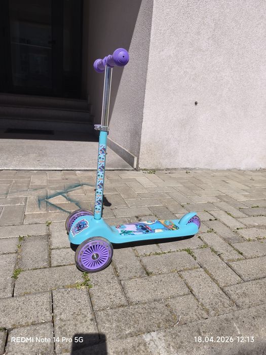 Trotineta Copii 2-5 ani cu logo Stitch