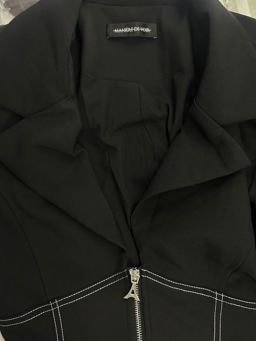 Мини рокля тип блейзър Maniere de Voir