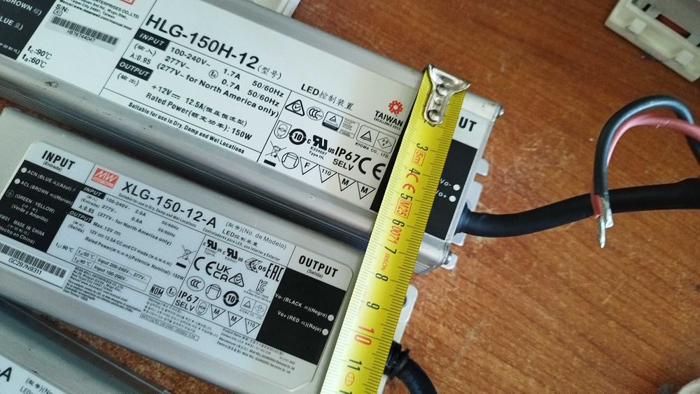 MEAN WELL XLG-200 - 150 и HKG -150 - захранващи блокове - LED драйвери
