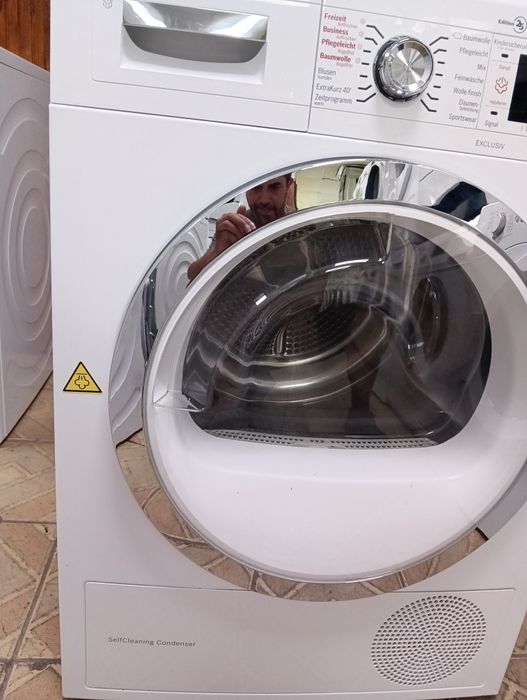 Сушилня с термопомпа Бош Bosch Serie 8 A+++ 9кг 2 години гаранция!