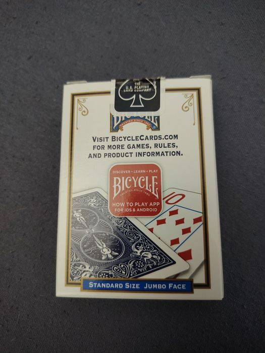 Карти за игра Bicycle Jumbo – почти нови