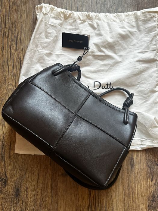 Massimo Dutti – дамска чанта през рамо от естествена напа кожа