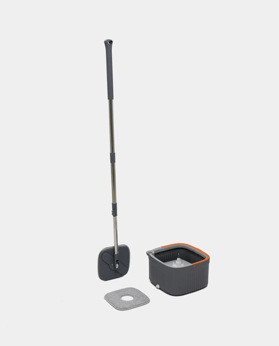 Швабра с ведром и авто ОТЖИМом, экономия воды