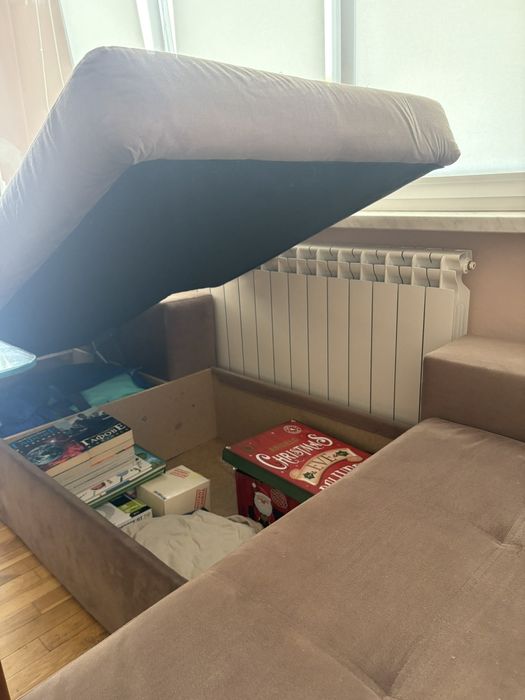 Дивани- 3 части -с ракла и разтегателен