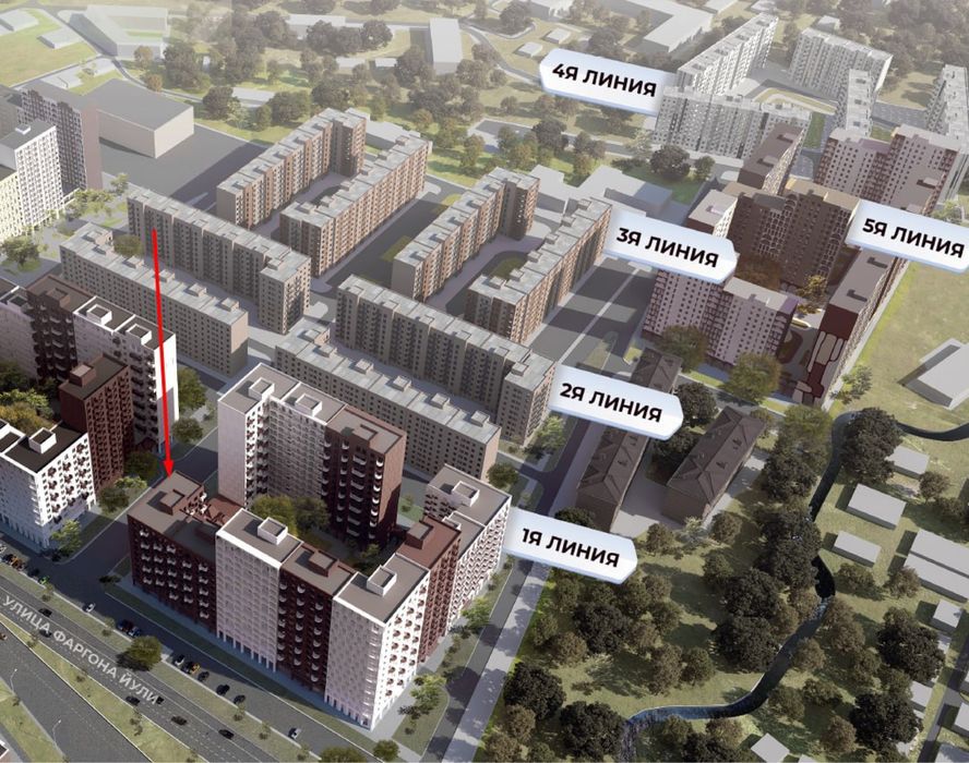 Срочно продается 3х комнатная новостройка Голден хаус в центре