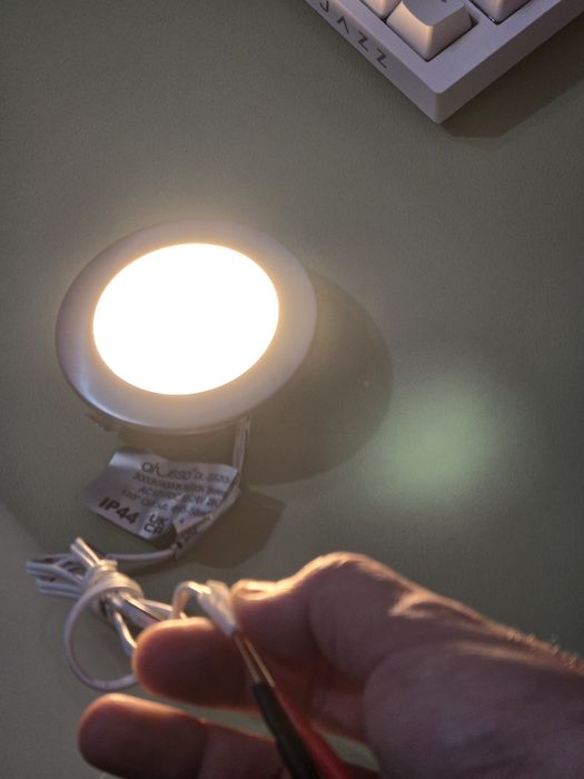 Spoturi LED ALUSSO 3x Dimmable 12-24V – Lumină Caldă & Rece, Nickel