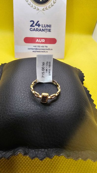 Inel aur 14k (Ag 29 Siraj ) B33855 / Garantie 2 Ani !!