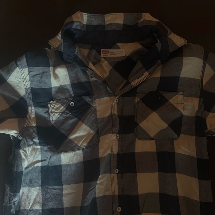 Levi’s оригинална карирана риза с къс ръкав