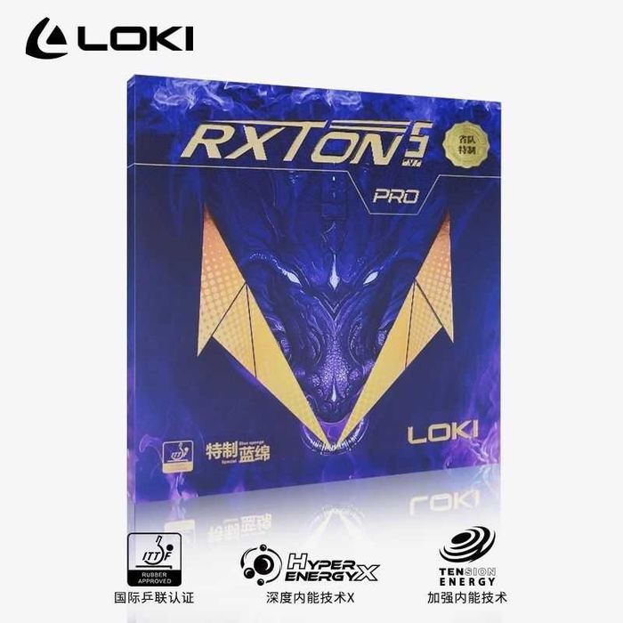 Профессиональная накладка настольного тенниса фирмы Loki Rxton 5Pro