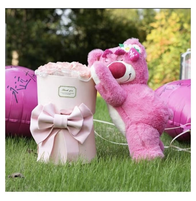 Букет с игрушкой