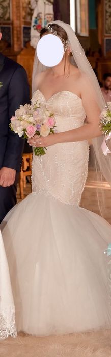 Rochie de mireasa sirena Fleurs de Mariée mar38