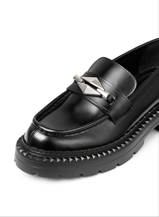 Jimmy Choo мъжки кожени лофери – черни
