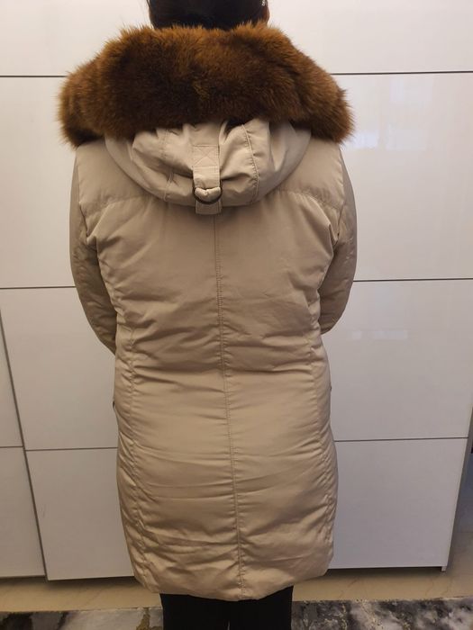 Geaca Tommy originala cu blana naturala la gluga nu guess nu calvin