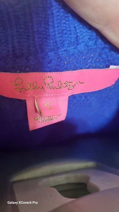 Пуловер Lilly Pulitzer. 100% кашмир S/М
100% е вълн