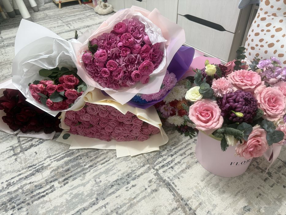 Цветы от 5.000 тг