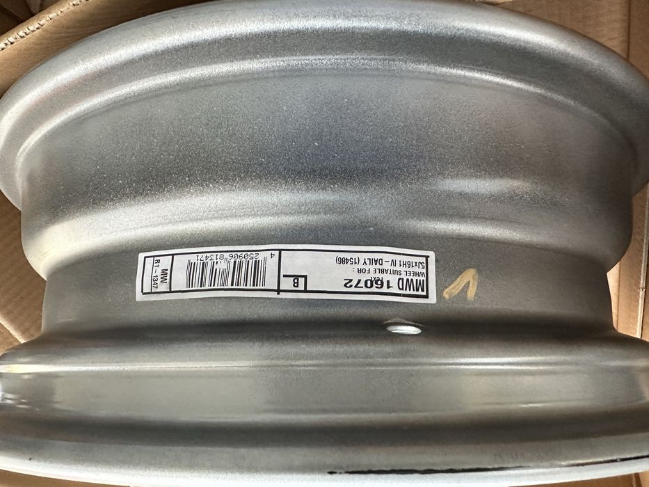 Jante metal noi cargo - IVECO DAILY - 6x170 R16