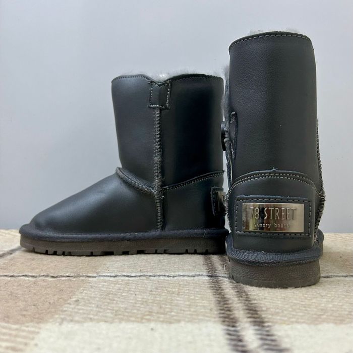 Сапоги черные пропитка детские угги