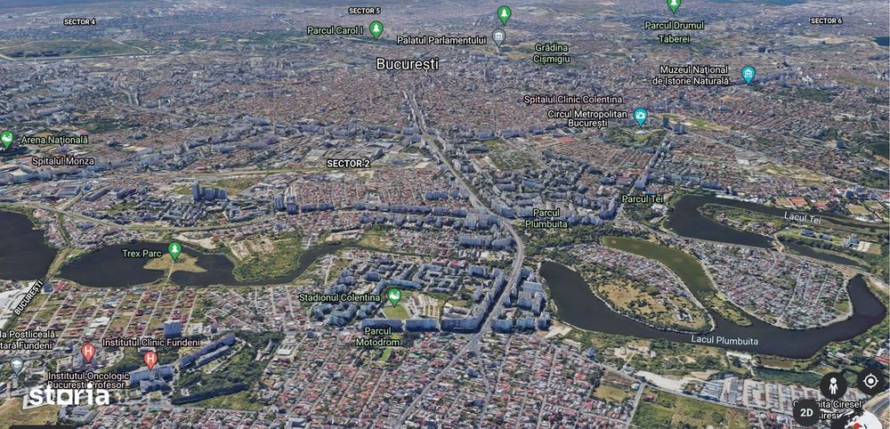 Teren 13836 mp dezvoltare zona Colentina Fundeni Plumbuita