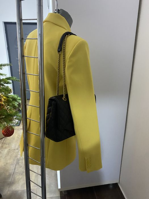 Sacou drept cu guler smoching Zara ZW