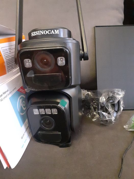 Camere de supraveghere cu panou solar warless și cu siim