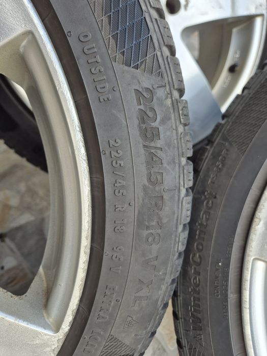 Джанти 5×12  18ка Audi  Mercedes Skoda Seat WV и гуми Continental.