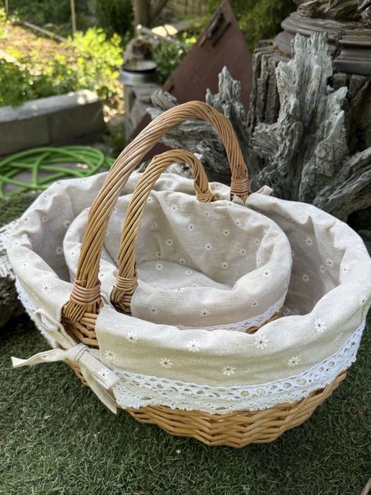 Корзина плетенная