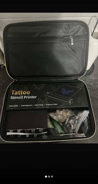 Vând set masina tatuat plus imprimanta