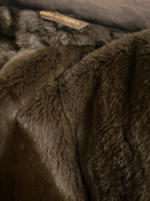 Haina blana SERAPHIN France piele de Ren