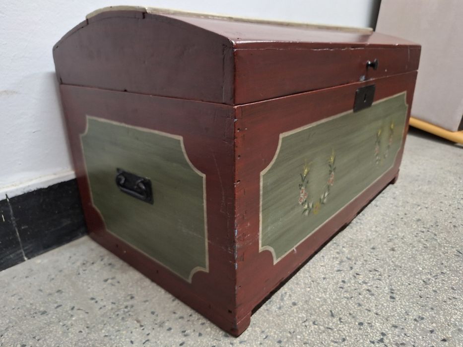 Сандък, ракла, скрин, ръчно изрисуван