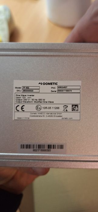 Inverter DOMETIC Perfectpower  PP602  550W/12V