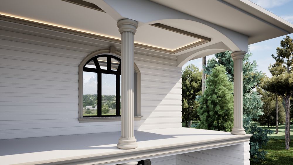 Semicoloane decorative fațadă