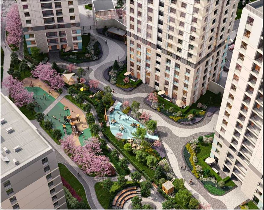 3-ком квартира с видом на озеро  Яшнабад (ГА)