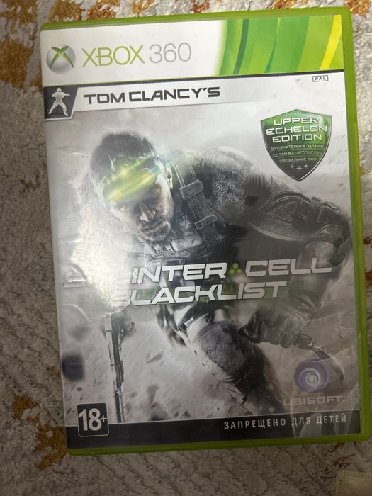 Xbox360 толық комплекті, 3 джойстик, 5 ойын