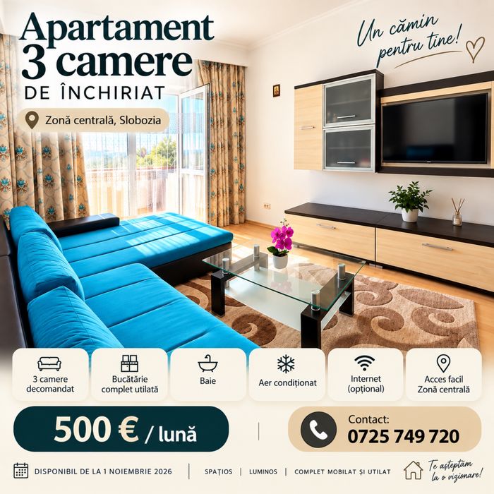 Apartament 3 camere