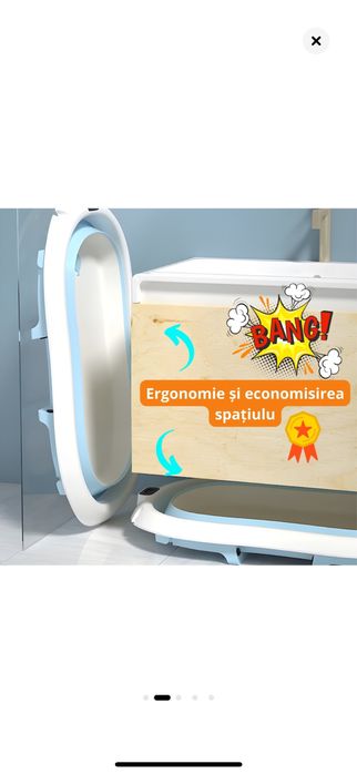 Cadita bebe pliabila