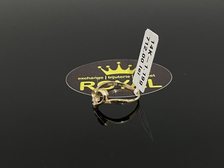Bijuteria Royal CB : Inel dama aur nou 14k 1,19gr