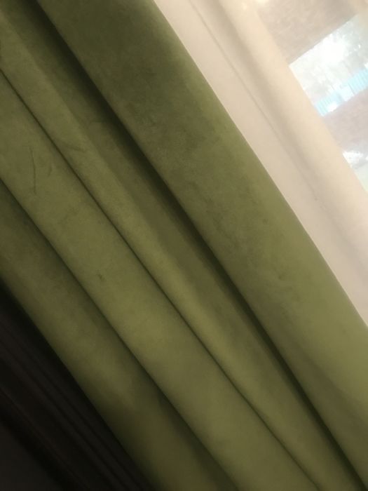 Draperii catifea verde, noi, executate la Sophia Home