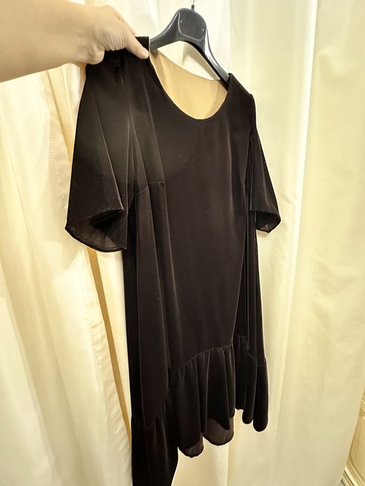 Велюровое платье